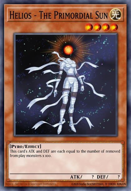 Helios - The Primordial Sun (Secret Rare), Speed Duel GX: Duelists of Shadows SGX3-ENF01