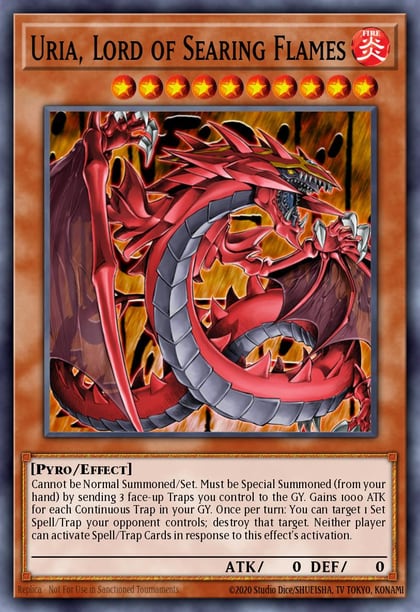 Uria, Lord of Searing Flames, Speed Duel GX: Duelists of Shadows SGX3-ENG01