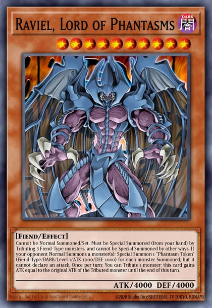 Raviel, Lord of Phantasms, Speed Duel GX: Duelists of Shadows SGX3-ENG03