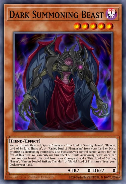 Dark Summoning Beast, Speed Duel GX: Duelists of Shadows SGX3-ENG04