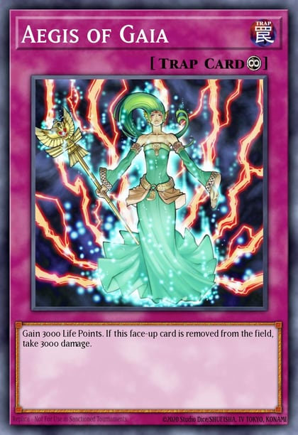 Aegis of Gaia, Speed Duel GX: Duelists of Shadows SGX3-ENG17