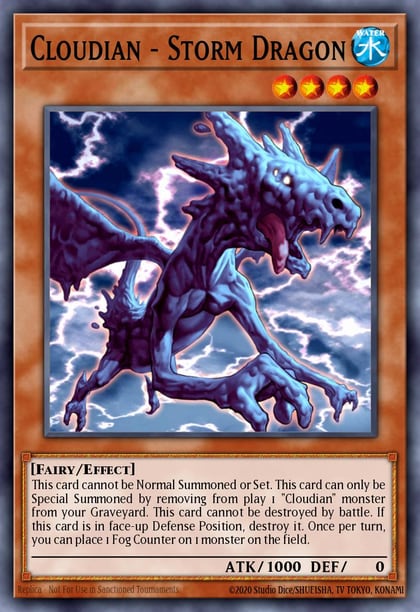 Cloudian - Storm Dragon, Speed Duel GX: Duelists of Shadows SGX3-ENH10
