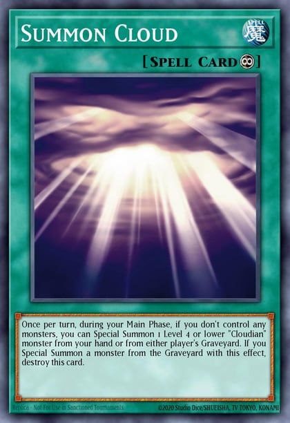 Summon Cloud, Speed Duel GX: Duelists of Shadows SGX3-ENH15