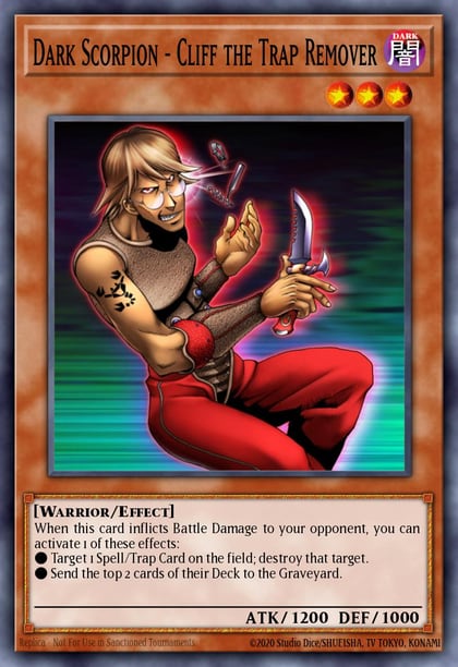 Dark Scorpion - Cliff the Trap Remover, Speed Duel GX: Duelists of Shadows SGX3-ENI02