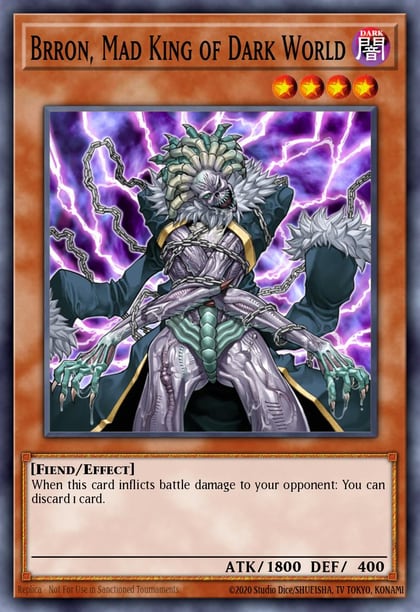 Brron, Mad King of Dark World, Speed Duel GX: Duelists of Shadows SGX3-ENI13