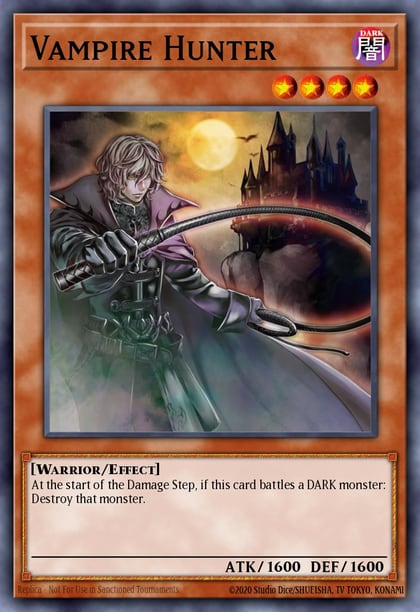 Vampire Hunter (Secret Rare), Speed Duel GX: Duelists of Shadows SGX3-ENI19