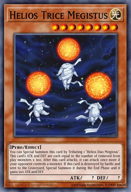Helios Trice Megistus, Speed Duel GX: Duelists of Shadows SGX3-ENI23