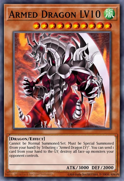 Armed Dragon LV10 (Secret Rare), Speed Duel GX: Duelists of Shadows SGX3-ENI27