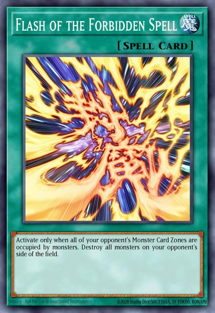 Flash of the Forbidden Spell, Speed Duel GX: Duelists of Shadows SGX3-ENI33