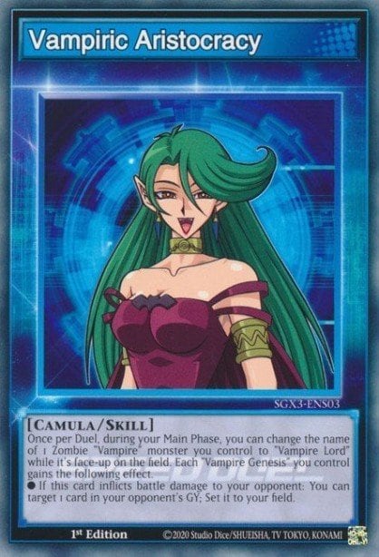 Vampiric Aristocracy, Speed Duel GX: Duelists of Shadows SGX3-ENS03