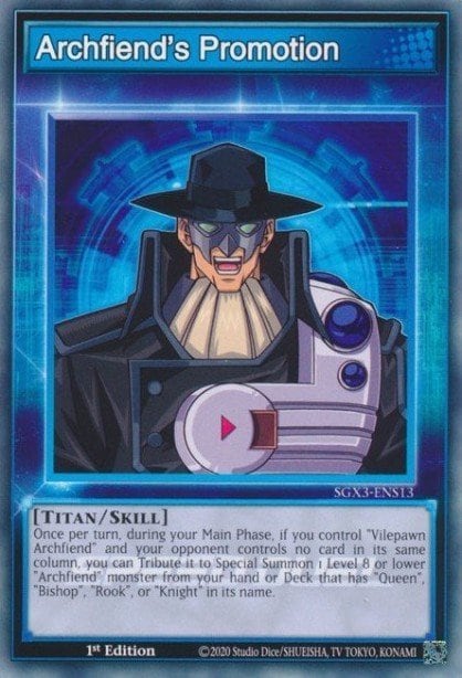 Archfiend's Promotion, Speed Duel GX: Duelists of Shadows SGX3-ENS13