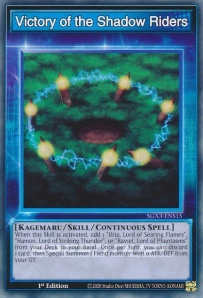 Victory of the Shadow Riders, Speed Duel GX: Duelists of Shadows SGX3-ENS15