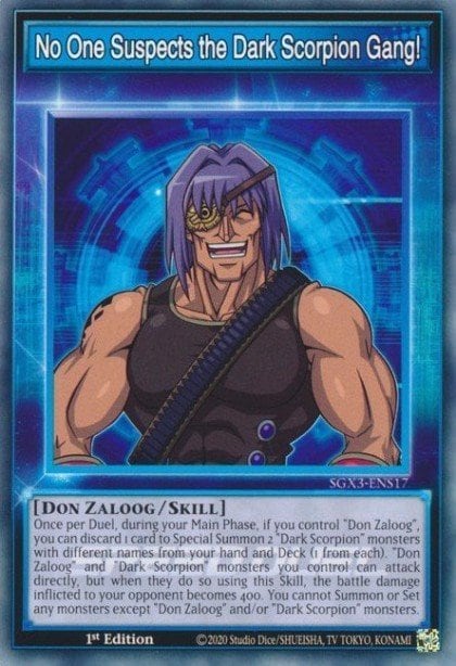 No One Suspects the Dark Scorpion Gang!, Speed Duel GX: Duelists of Shadows SGX3-ENS17
