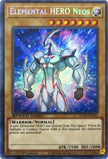 Elemental HERO Neos (Secret Rare), Speed Duel GX: Midterm Destruction SGX4-ENA01