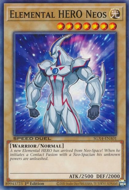Elemental HERO Neos, Speed Duel GX: Midterm Destruction SGX4-ENA01
