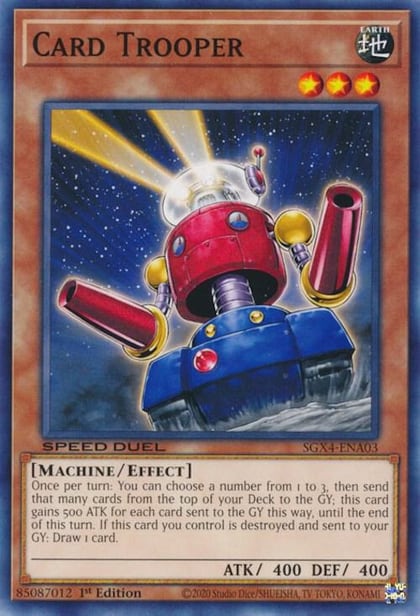 Card Trooper, Speed Duel GX: Midterm Destruction SGX4-ENA03
