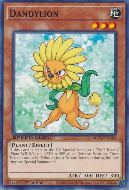 Dandylion, Speed Duel GX: Midterm Destruction SGX4-ENA05