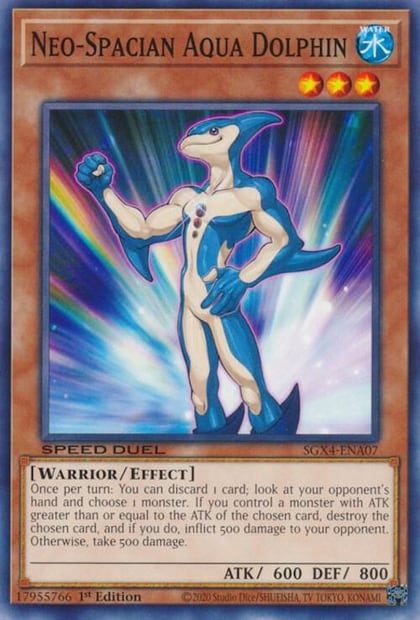 Neo-Spacian Aqua Dolphin, Speed Duel GX: Midterm Destruction SGX4-ENA07