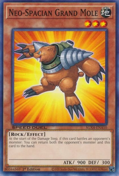 Neo-Spacian Grand Mole, Speed Duel GX: Midterm Destruction SGX4-ENA10