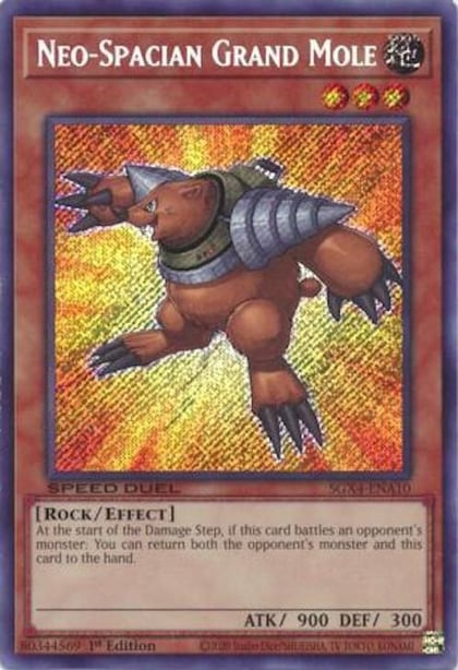 Neo-Spacian Grand Mole (Secret Rare), Speed Duel GX: Midterm Destruction SGX4-ENA10