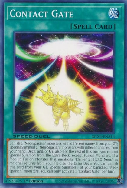 Contact Gate, Speed Duel GX: Midterm Destruction SGX4-ENA14