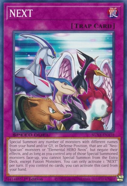 NEXT, Speed Duel GX: Midterm Destruction SGX4-ENA18