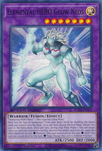 Elemental HERO Glow Neos, Speed Duel GX: Midterm Destruction SGX4-ENA22