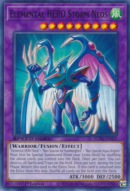 Elemental HERO Storm Neos, Speed Duel GX: Midterm Destruction SGX4-ENA25