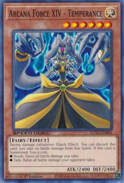 Arcana Force XIV - Temperance, Speed Duel GX: Midterm Destruction SGX4-ENB08