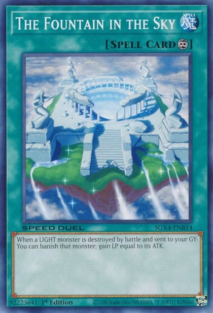 The Fountain in the Sky, Speed Duel GX: Midterm Destruction SGX4-ENB14