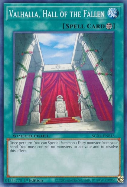 Valhalla, Hall of the Fallen, Speed Duel GX: Midterm Destruction SGX4-ENB15