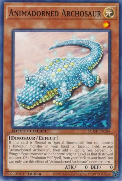 Animadorned Archosaur, Speed Duel GX: Midterm Destruction SGX4-ENC04