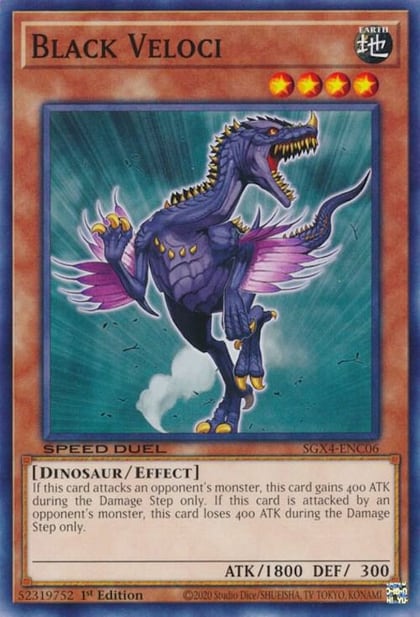 Black Veloci, Speed Duel GX: Midterm Destruction SGX4-ENC06