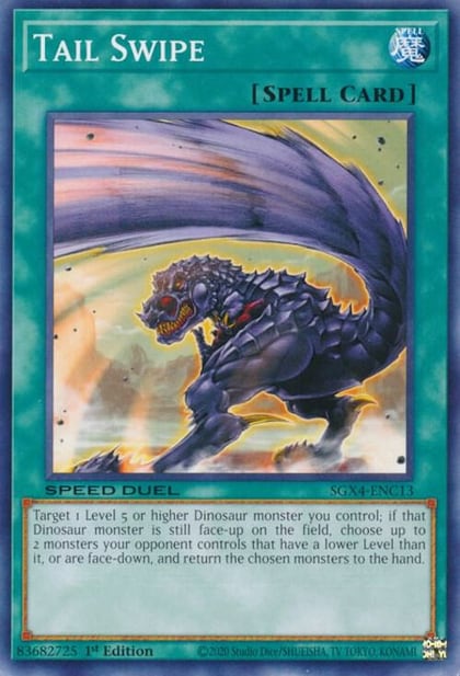 Tail Swipe, Speed Duel GX: Midterm Destruction SGX4-ENC13