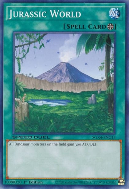 Jurassic World, Speed Duel GX: Midterm Destruction SGX4-ENC15