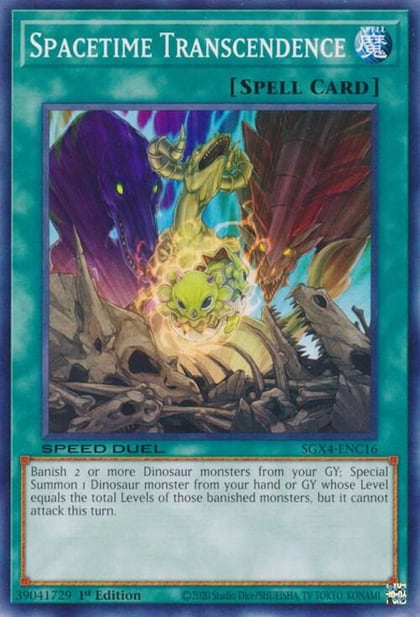 Spacetime Transcendence, Speed Duel GX: Midterm Destruction SGX4-ENC16