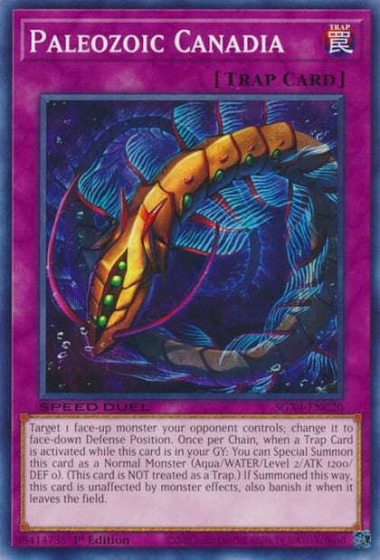 Paleozoic Canadia, Speed Duel GX: Midterm Destruction SGX4-ENC20