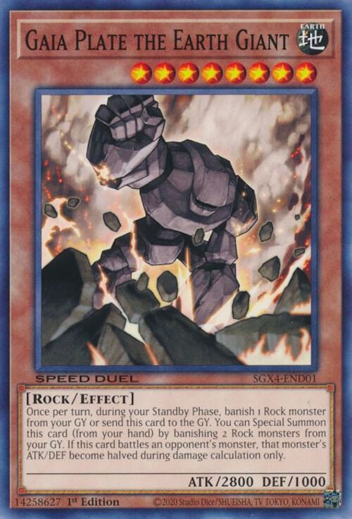 Gaia Plate the Earth Giant, Speed Duel GX: Midterm Destruction SGX4-END01