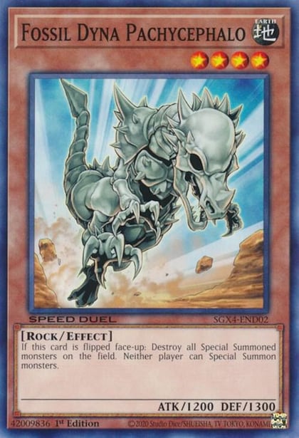 Fossil Dyna Pachycephalo, Speed Duel GX: Midterm Destruction SGX4-END02