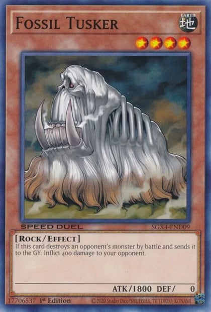 Fossil Tusker, Speed Duel GX: Midterm Destruction SGX4-END09