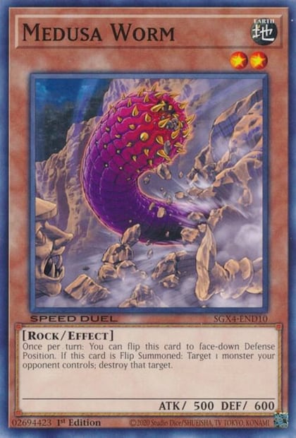 Medusa Worm, Speed Duel GX: Midterm Destruction SGX4-END10