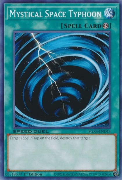 Mystical Space Typhoon, Speed Duel GX: Midterm Destruction SGX4-END14