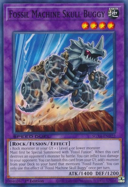 Fossil Machine Skull Buggy, Speed Duel GX: Midterm Destruction SGX4-END22