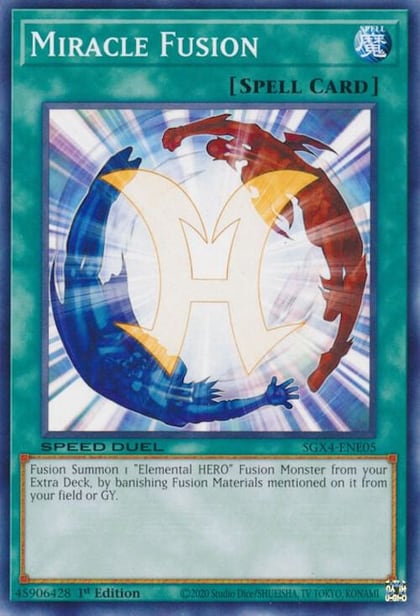 Miracle Fusion, Speed Duel GX: Midterm Destruction SGX4-ENE05