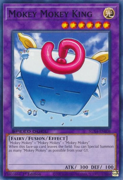 Mokey Mokey King, Speed Duel GX: Midterm Destruction SGX4-ENE08