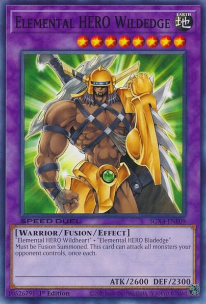 Elemental HERO Wildedge, Speed Duel GX: Midterm Destruction SGX4-ENE09