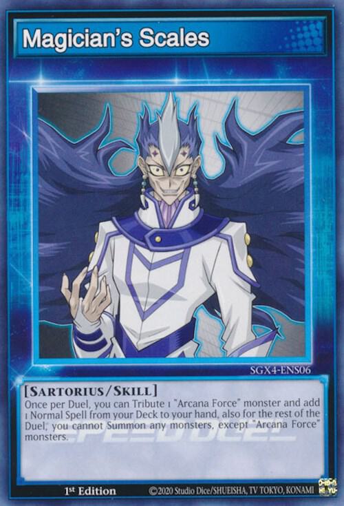 Magician's Scales (Skill Card), Speed Duel GX: Midterm Destruction SGX4-ENS06