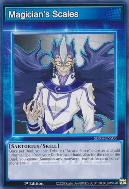 Magician's Scales (Skill Card), Speed Duel GX: Midterm Destruction SGX4-ENS06