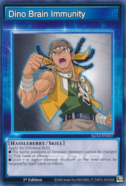 Dino Brain Immunity, Speed Duel GX: Midterm Destruction SGX4-ENS07