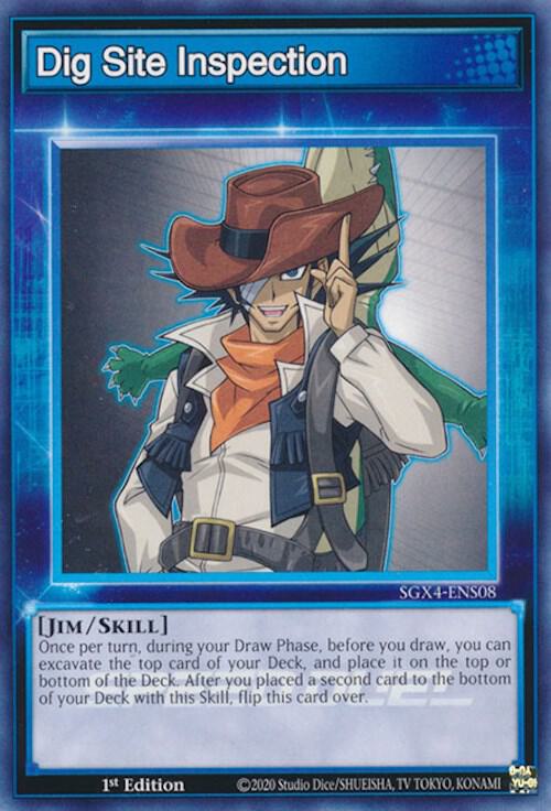 Dig Site Inspection, Speed Duel GX: Midterm Destruction SGX4-ENS08